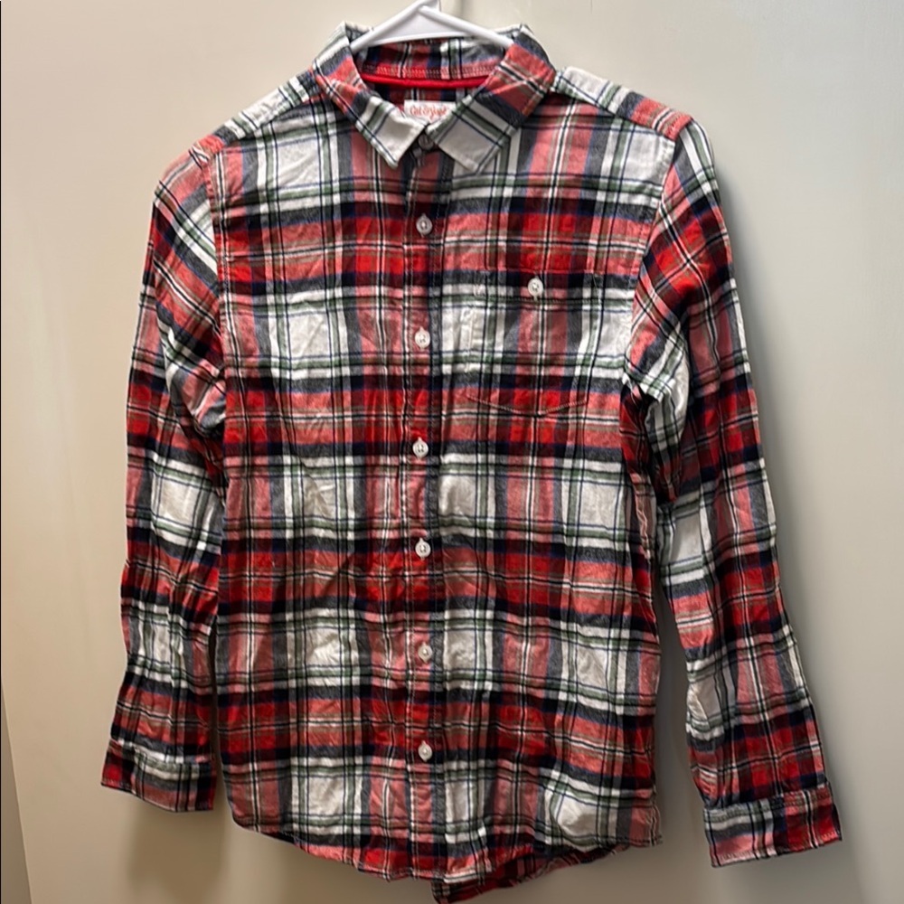 Cat & Jack Multicolor Plaid Shirt